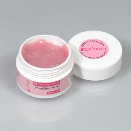 Гель-пластилин супер густой для моделирования ногтей Тон 3232 Sofiprofi, 15 мл